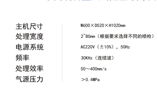 旋转型大气等离子表面处理设备